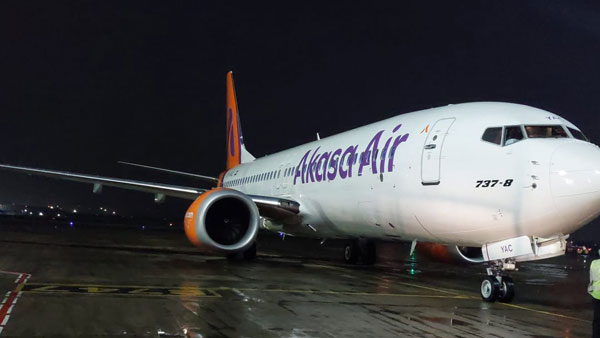 Akasa Air launched its flight services between Visakhapatnam and Bengaluru twice daily