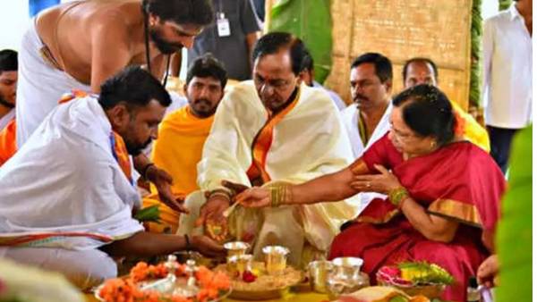 12 మంది రుత్విక్కులతో నేడు రేపు రాజశ్యామల యాగం జరుగుతుందిలా