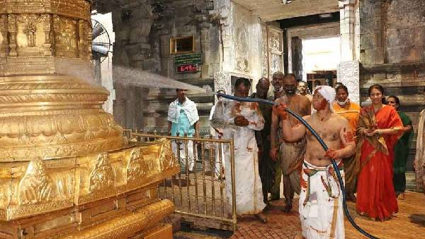 Tirumanjanam to be performed to Lord Venkateshwara.