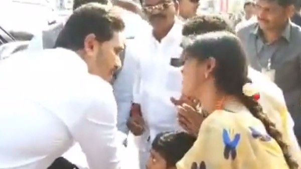 YS Jagan given assurance for the treatment to the parents of a boy, who is suffered severe illness YS Jagan given assurance for the treatment to the parents of a boy, who is suffered severe illness