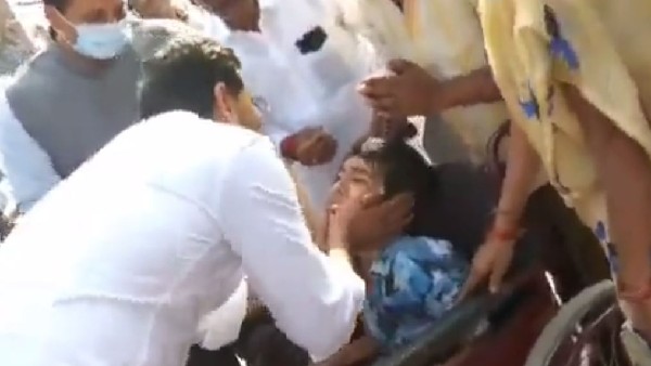 YS Jagan given assurance for the treatment to the parents of a boy, who is suffered severe illness YS Jagan given assurance for the treatment to the parents of a boy, who is suffered severe illness