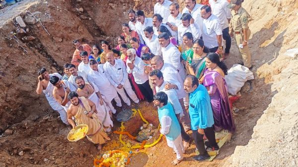 భూమిపూజతో.. భూమిపూజతో..