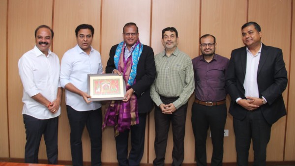 Balram Singh Yadav meets KTR: Godrej to invest Rs 250 crore in Telangana to set up oil processing plant Balram Singh Yadav meets KTR: Godrej to invest Rs 250 crore in Telangana to set up oil processing plant