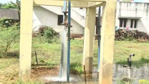 వాటర్ ట్యాంకులో మానవ వ్యర్థాలు