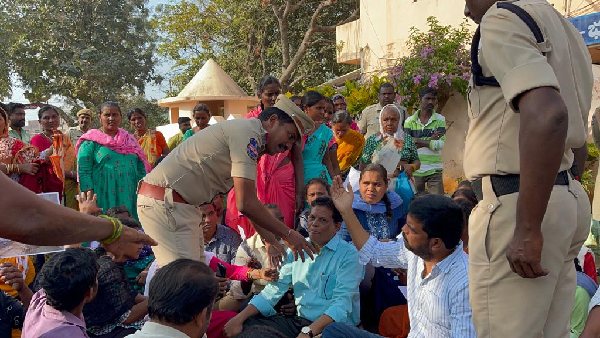 పోలీసులు అరెస్ట్ చేసినా పోలీస్ స్టేషన్లోనూ మురళి ఆందోళన పోలీసులు అరెస్ట్ చేసినా పోలీస్ స్టేషన్లోనూ మురళి ఆందోళన