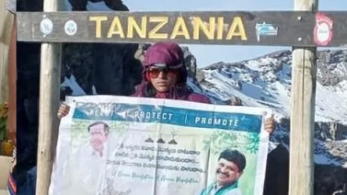 Telangana Tribal student conquers Mount Kilimanjaro: Joginapally Santosh Kumar congratulated Banothu Vennela Telangana Tribal student conquers Mount Kilimanjaro: Joginapally Santosh Kumar congratulated Banothu Vennela