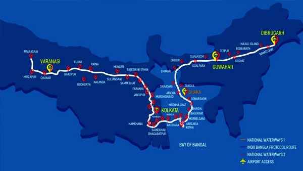 గంగా విలాస్ ప్రయాణం భారత్-బంగ్లాదేశ్.. వారసత్వ ప్రదేశాలు