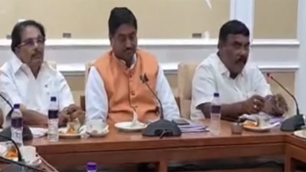 AP Ministers Dharmana Prasada Rao, Meruga Nagarjuna and Adimulapu Suresh visits Chennai AP Ministers Dharmana Prasada Rao, Meruga Nagarjuna and Adimulapu Suresh visits Chennai