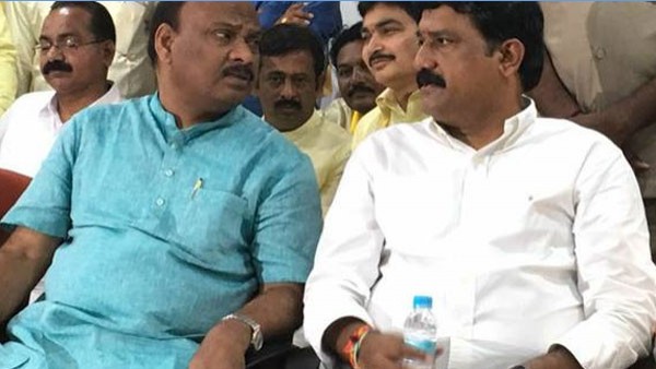 అయ్యన్న వ్యాఖ్యలతో గంటా చర్చలు..