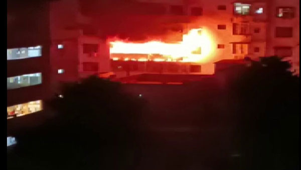 Massive apartment fire in Jharkhands Dhanbad: four kids among 14 killed