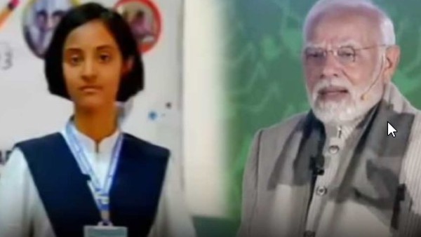 బహు భాషపై ప్రధాని మోడీని ప్రశ్నించిన తెలంగాణ విద్యార్థిని