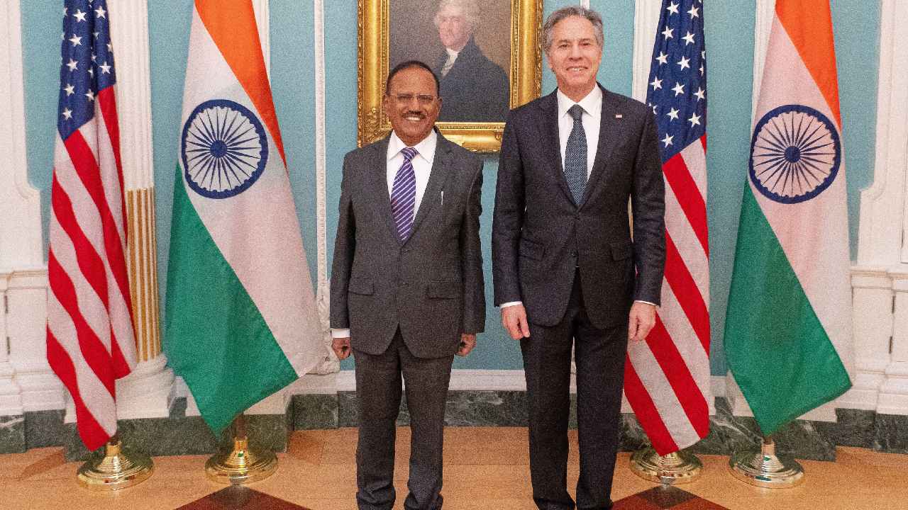 Ajit Doval meets US secretary of state Antony blinken,Discuss key issues on global and regional issues Ajit Doval meets US secretary of state Antony blinken,Discuss key issues on global and regional issues