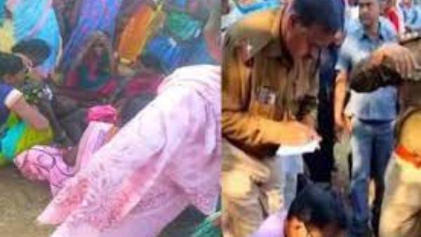 గ్రామస్తులు, కుటుంబ సభ్యుల సమక్షంలోనే గొడ్డళ్ళు, కత్తులతో దాడి గ్రామస్తులు, కుటుంబ సభ్యుల సమక్షంలోనే గొడ్డళ్ళు, కత్తులతో దాడి