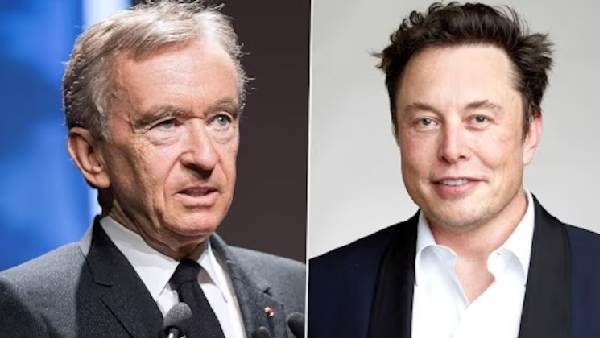 బెర్నార్డ్ అర్నాల్డ్ సంపదను అధిగమించిన ఎలాన్ మస్క్