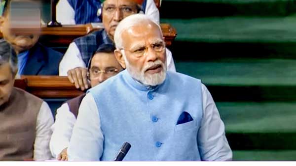 PM Modi takes a jibe at opposition in Parliament during Motion of Thanks to the Presidents address PM Modi takes a jibe at opposition in Parliament during Motion of Thanks to the Presidents address