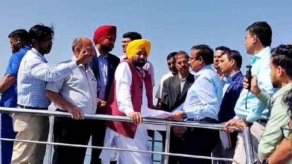 తెలంగాణా సాగునీటి ప్రాజెక్ట్ ల పరిశీలనలో భగవంత్ మాన్