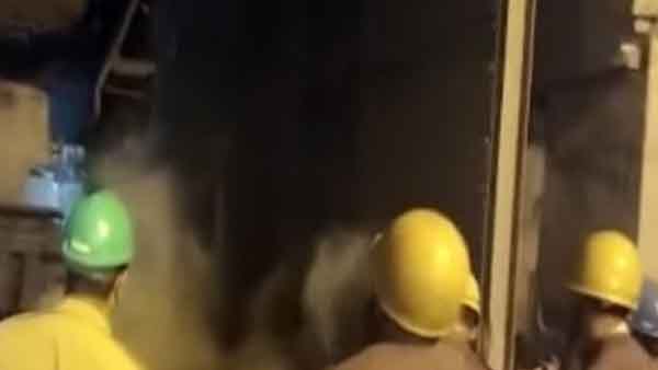 liquid steel carrying ladle blasted in vizag steel plant: 9 injured. liquid steel carrying ladle blasted in vizag steel plant: 9 injured.