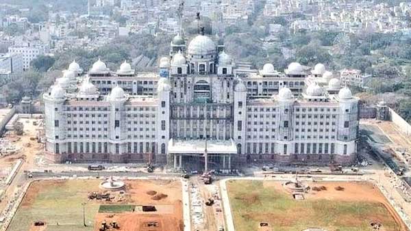 Fire Broke out in the Telangana Secretariat new Building on Friday, Officials monitoring the situation