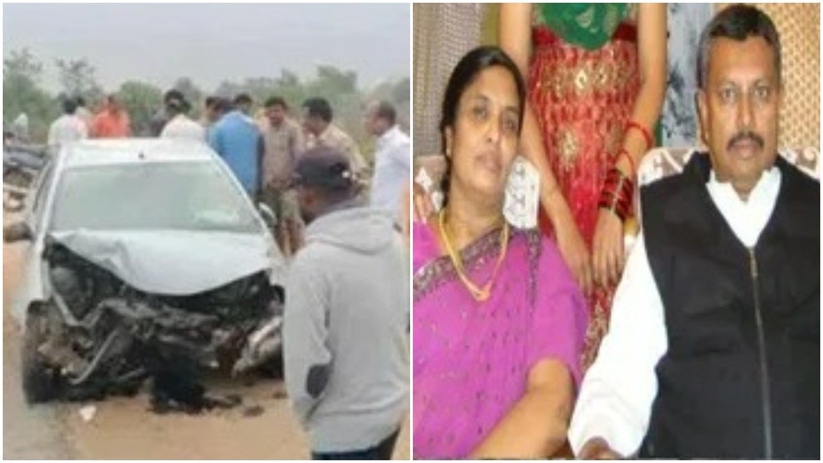 కారు అదుపు తప్పి ? కారు అదుపు తప్పి ?