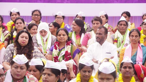 మహిళా రిజర్వేషన్ సాధించేవరకు విశ్రమించేది లేదన్న కవిత