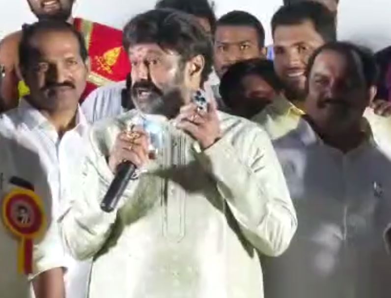 TDP MLA Nandamuri Balakrishna lashes out at ruling YSRCPs MLA Gopireddy Srinivasa Reddy