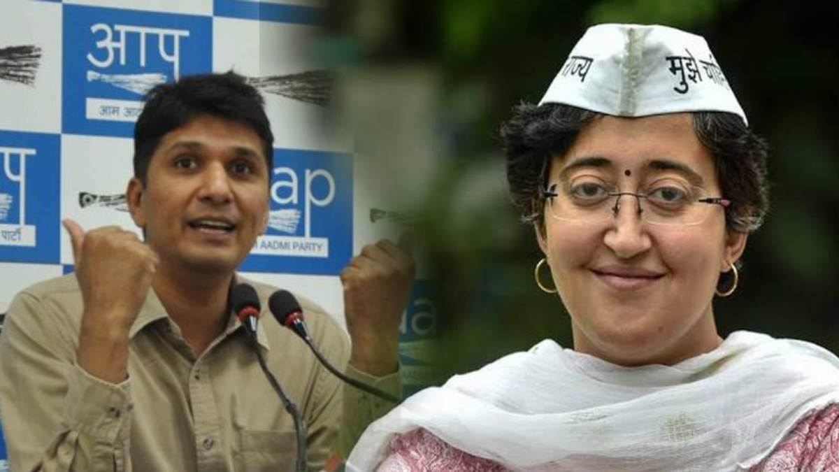 saurabh bharadwaj, atishi to replace manish sisodia and satyendar jain in delhi cabinet saurabh bharadwaj, atishi to replace manish sisodia and satyendar jain in delhi cabinet