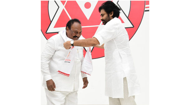 Former MLAs Edara Haribabu and TV Rama Rao have joined in Jana Sena Party