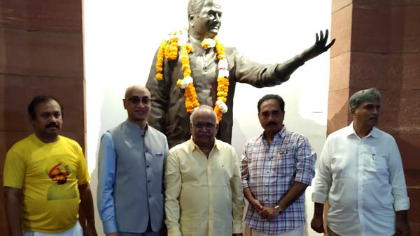 bjp national president jp nadda participated in tdp foundation day in parliament