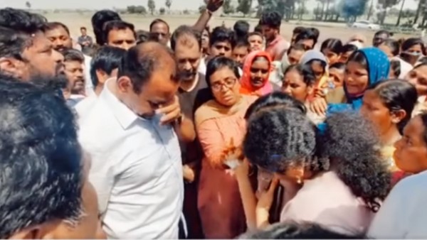 పోలీసులతో భద్రత..