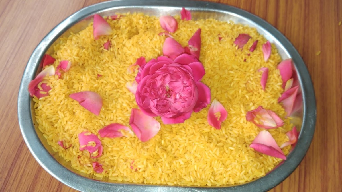 How to make Talambra of pearls for Ramulori Kalyanam in bhadrachalam How to make Talambra of pearls for Ramulori Kalyanam in bhadrachalam