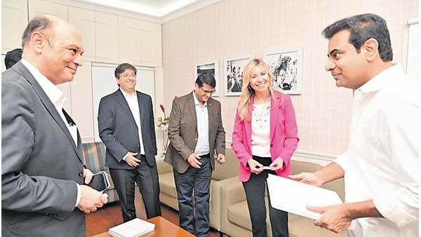 Eurofins group representatives meets minister ktr; to setup a lab with Rs 1000 crore investment in Hyderabad.