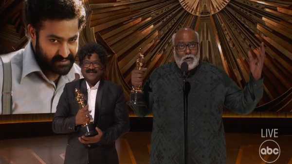 RRR Movie Song Natu Natu Won Oscar Celebrations Reached Peak