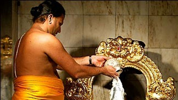 guntur district nidanampadu ammavari temple priest suspended issue