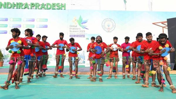 reliance group chiarman mukesh ambani attend first day of AP Global Investors Summit in vizag