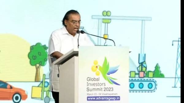 mukesh ambani, naveen jindal and gmr lauds ys jagan for his efforts in vizag investors summit