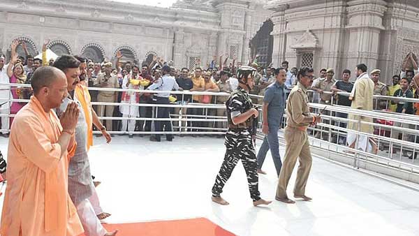 UP CM Yogi visits Kashi temple for the 100th time thus setting a new record