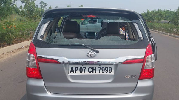 Telangana BJP Chief Bandi Sanjay condemn the attack on Partys National Secretary Satya kumar