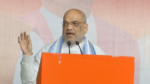  Amit shah hits out at KCR in Chevella public meeting.