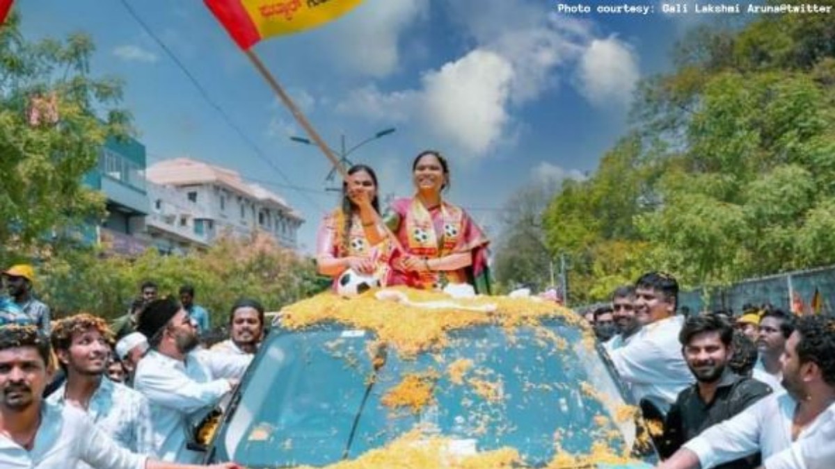  Gali Janardhan Reddys wife Gali Lakshmi Aruna