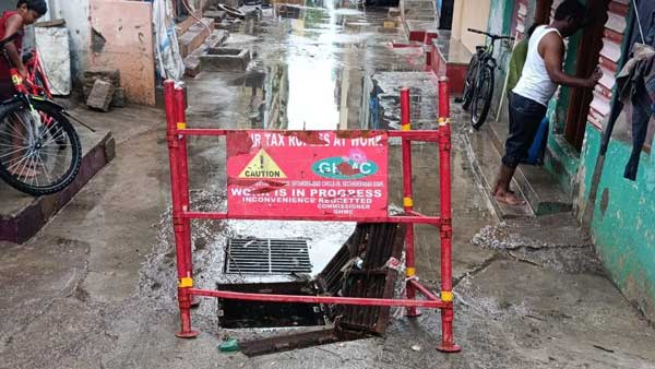 Hyderabad rains: 6 year old girl dies after falls in manhole, body found