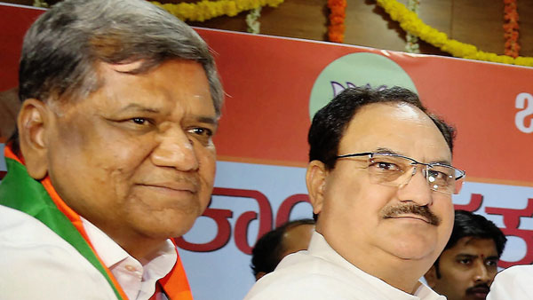 jagadish shettar jp nadda