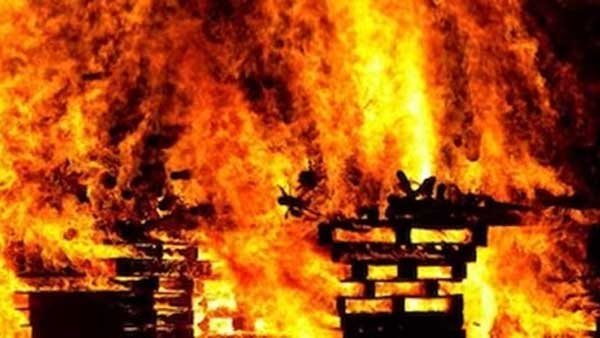 Three members of the same family Died in fire mishap in Kushaiguda timber depot in Hyderabad