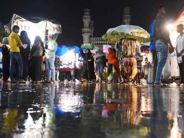 Rains and thunder storms in hyderabad