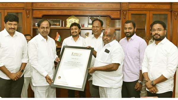 MP Santosh Kumar enters Limca Book of Records