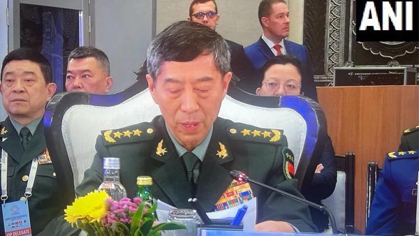 General Li Shangfu addresses the SCO Meeting in Delhi