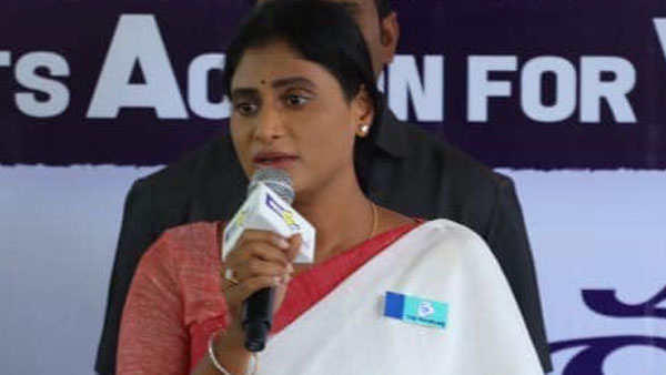YS Sharmila satires on MLC Kavitha over her comments YS Sharmila satires on MLC Kavitha over her comments
