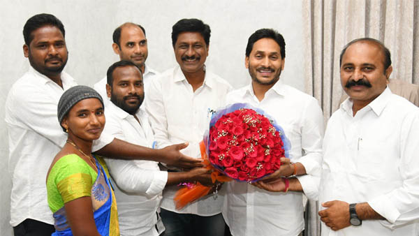 CM YS Jagan after he meets conveners of Secretariats CM YS Jagan after he meets conveners of Secretariats