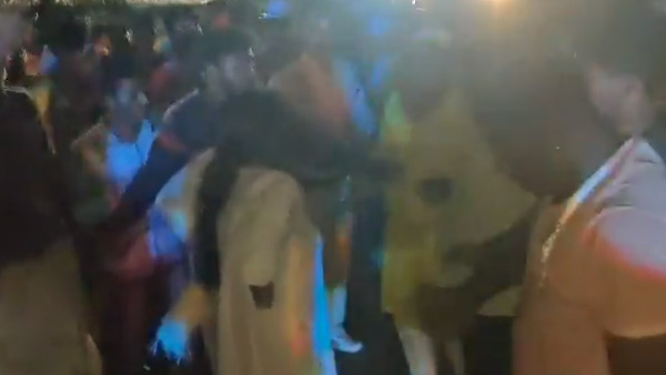 TDP leader AV Subba Reddy suffered injuries after Bhuma Akhila Priya and her supporters attacked him 