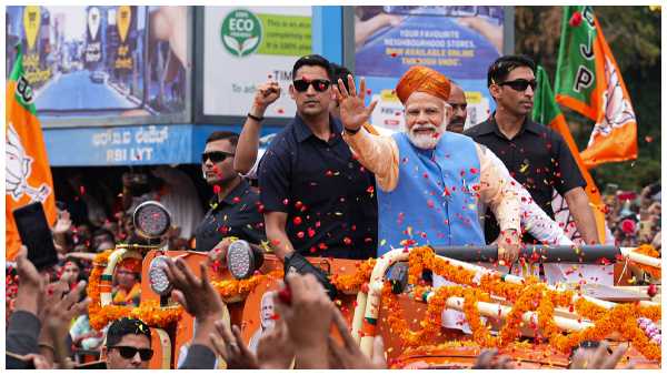 Prime Minister Narendra Modi has completed three phases of road shows in Bengaluru city. Prime Minister Narendra Modi has completed three phases of road shows in Bengaluru city.