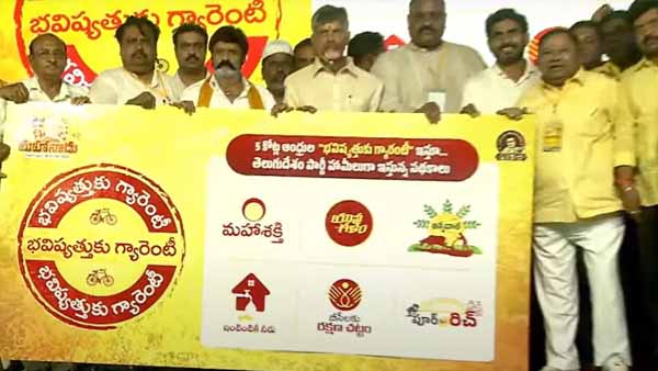 We will rebuild the Andhra Pradesh, says TDP Chief Chandrababu in Mahanadu